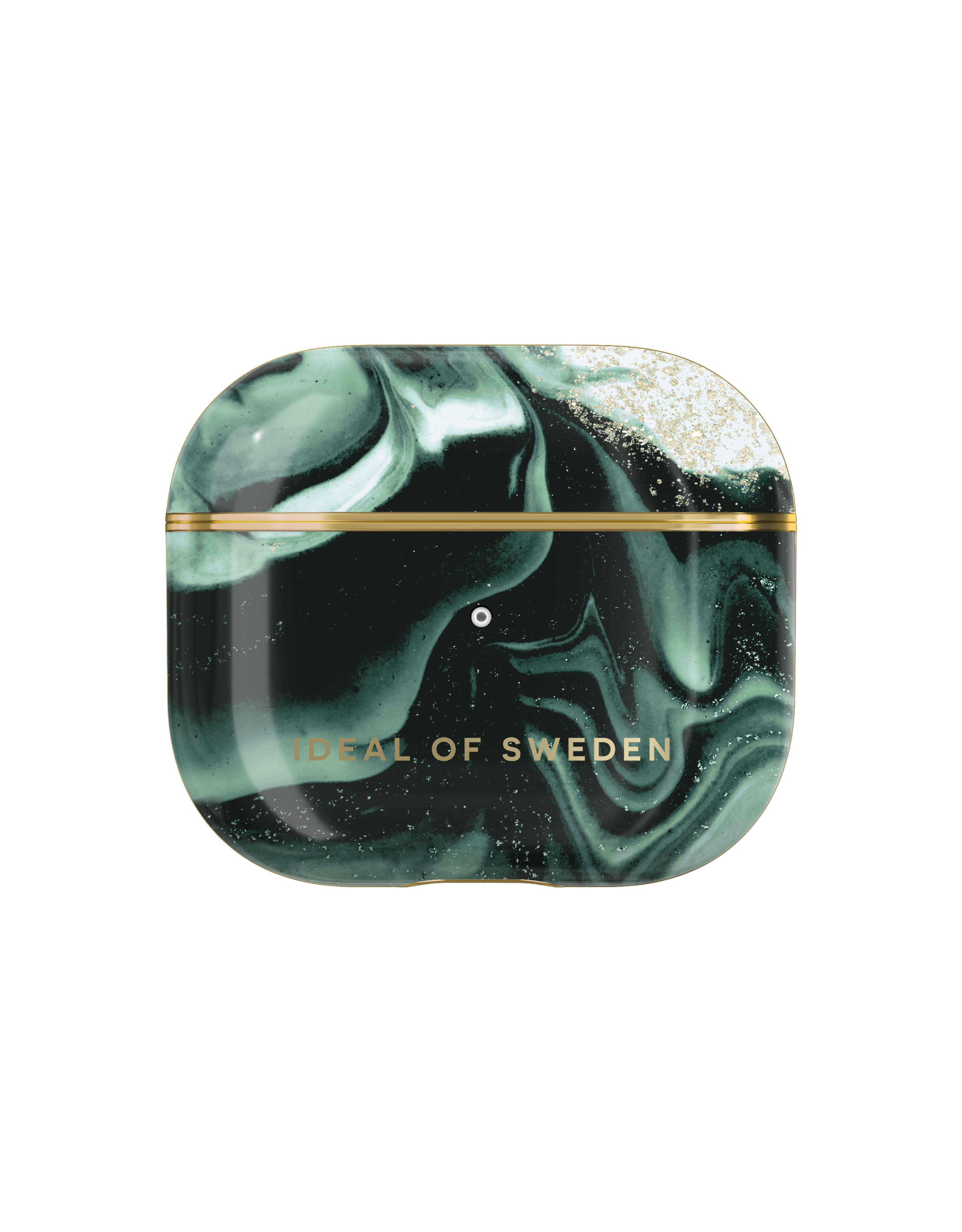SWEDEN Olive Marble Case IDFAPCAW21-G4-320 OF Golden Airpods Schutzhülle 3 Gen IDEAL