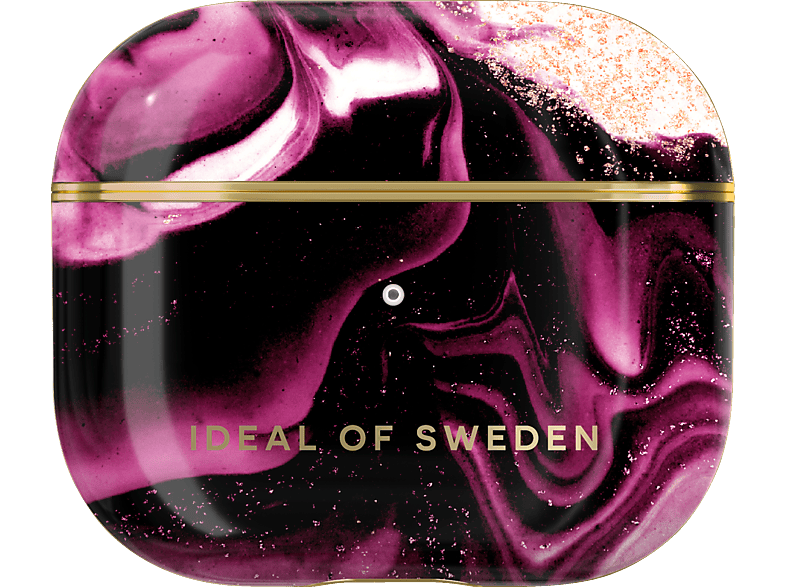IDEAL OF SWEDEN IDFAPCAW21-G4-319 Airpods Case Gen 3 Golden Ruby Marble Schutzhülle | Kopfhörer-Zubehör
