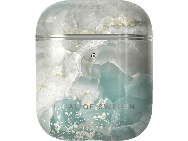 IDEAL OF SWEDEN IDFAPCSS22-391 Airpods Case Gen 1/2 Azura Marble Schutzhülle, Azura Marble Polycarbonat