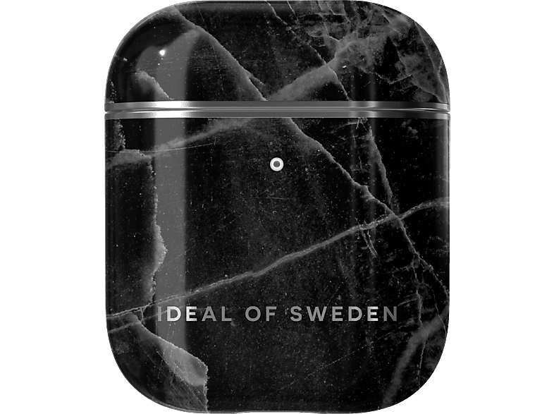 IDEAL OF SWEDEN IDFAPCAW21-358 Airpods Case Gen 1/2 Black Thunder Marble Schutzhülle