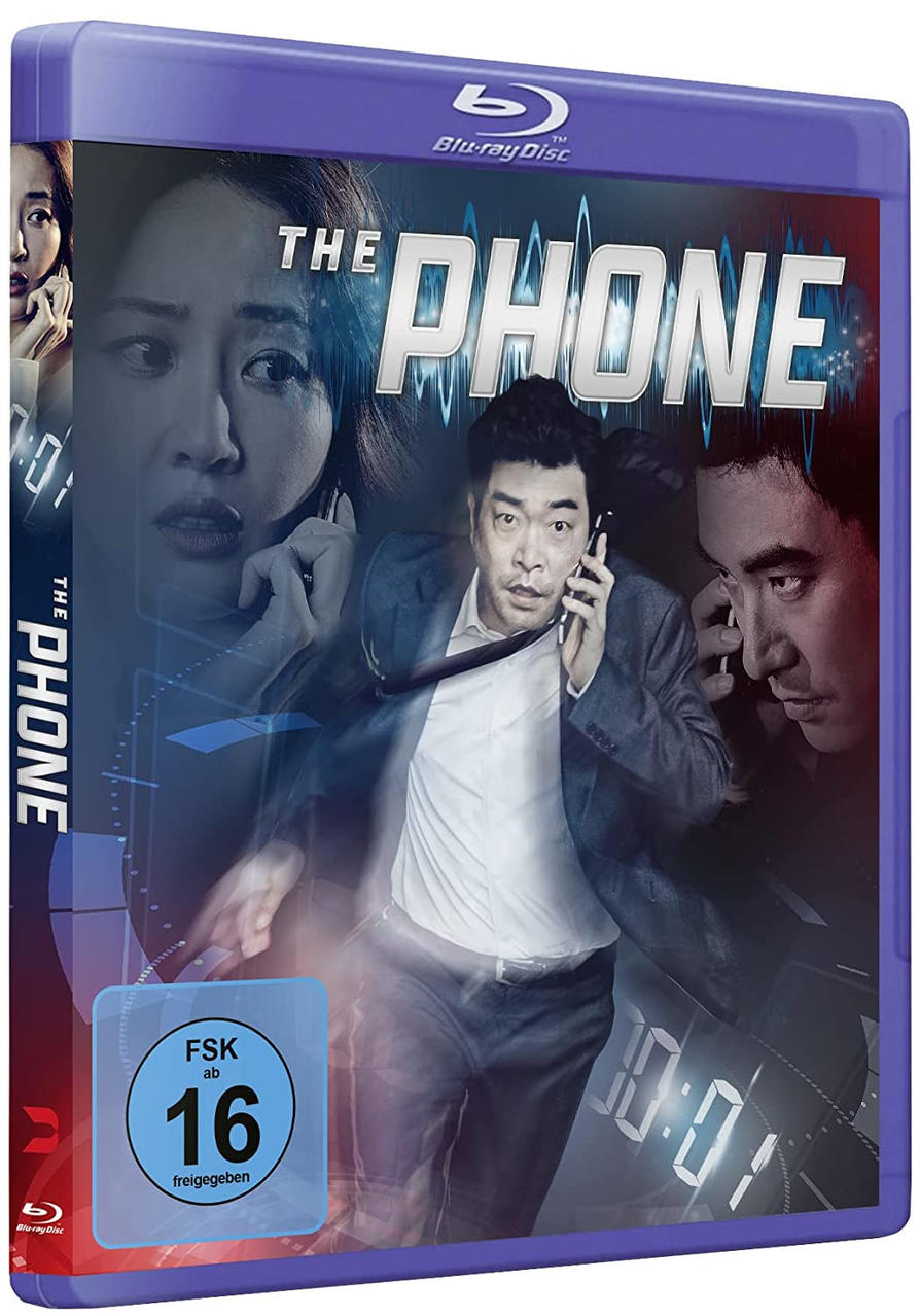 DVD-Hülle mit Filmtitel und Schauspielern, ein Mann am Telefon.