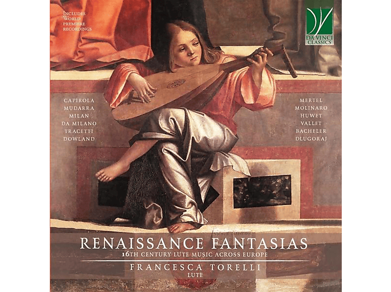 Francesca Torelli – Renaissance Fantasias-16ct.Lute Music – (CD)
