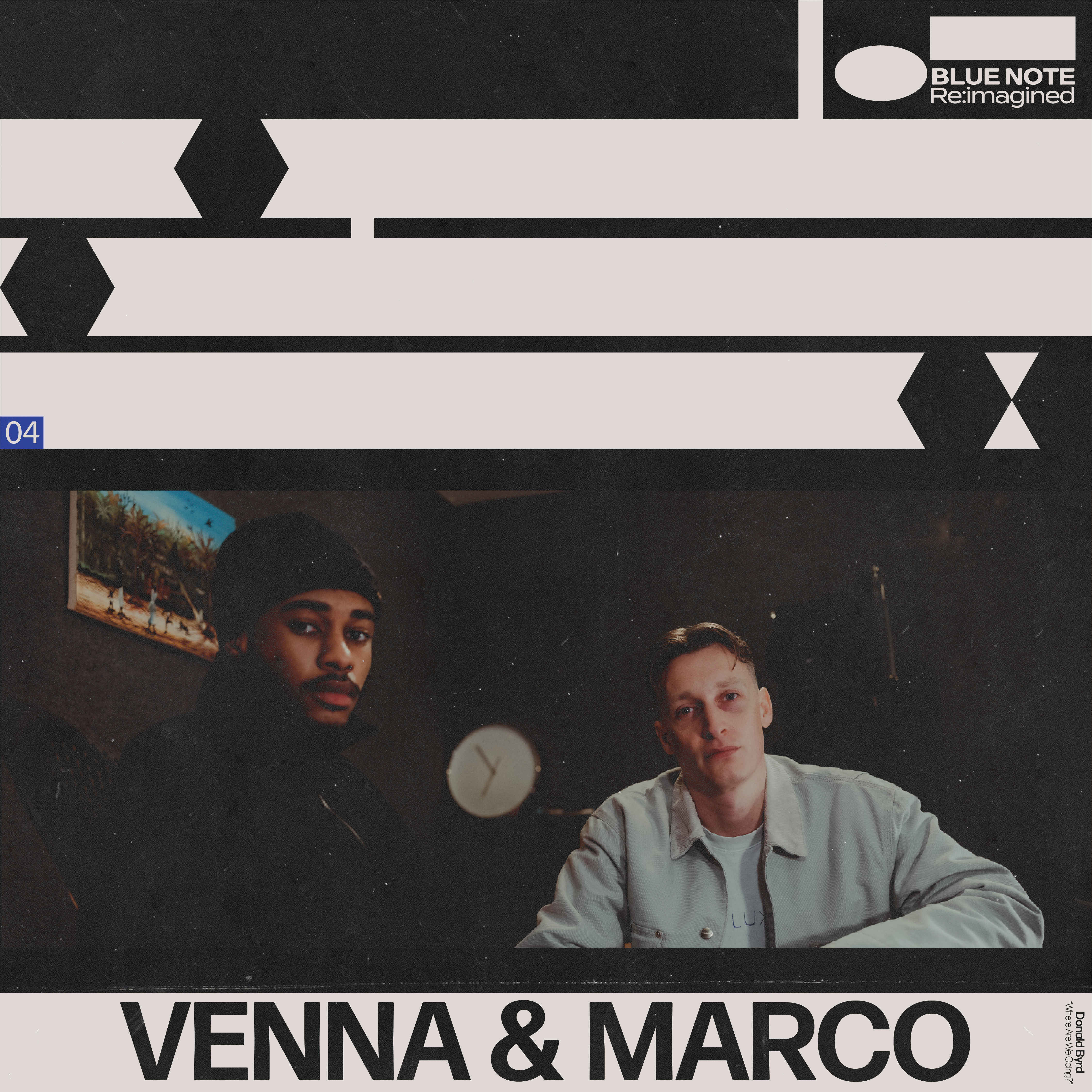 Albumcover: Zwei Männer, 'VENNA & MARCO' und Blue Note Logo.