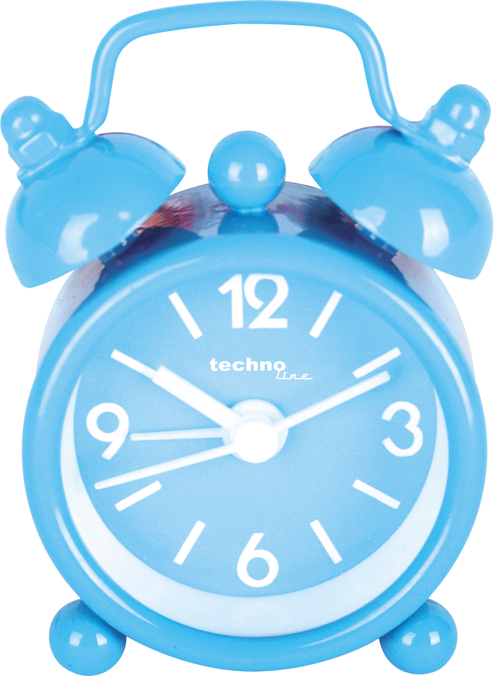 TECHNOLINE DgvMini kvarc ébresztőóra, kék