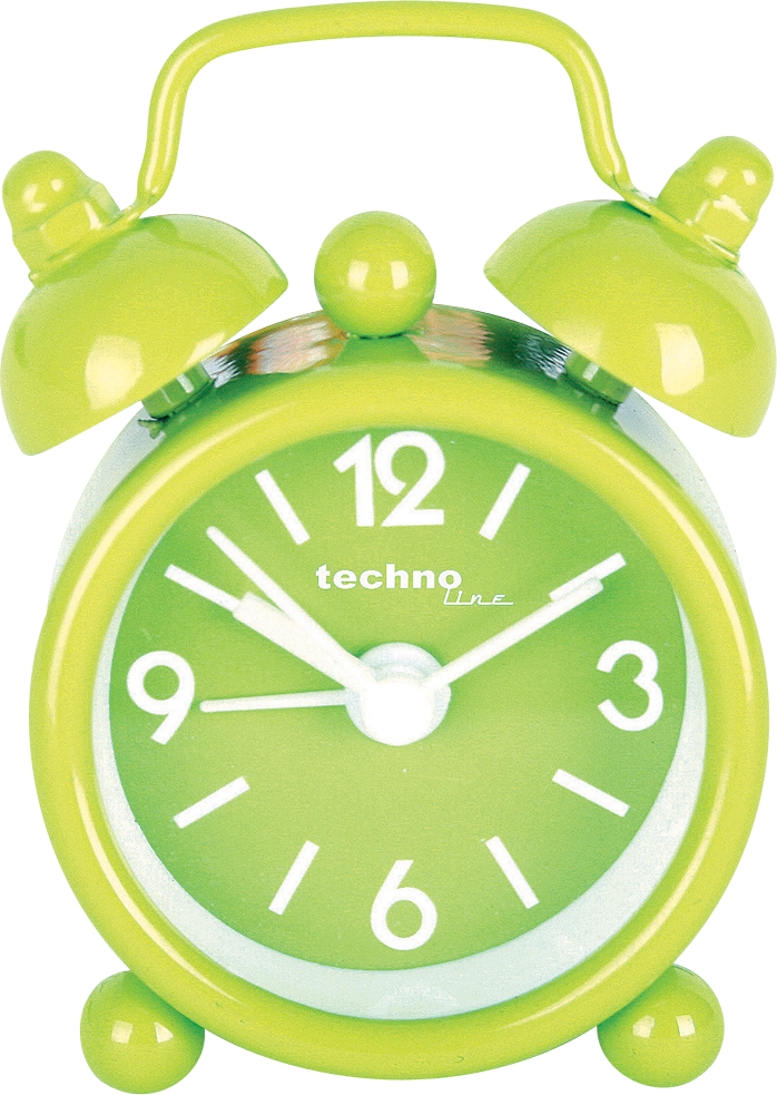 TECHNOLINE DgvMini kvarc ébresztőóra, zöld