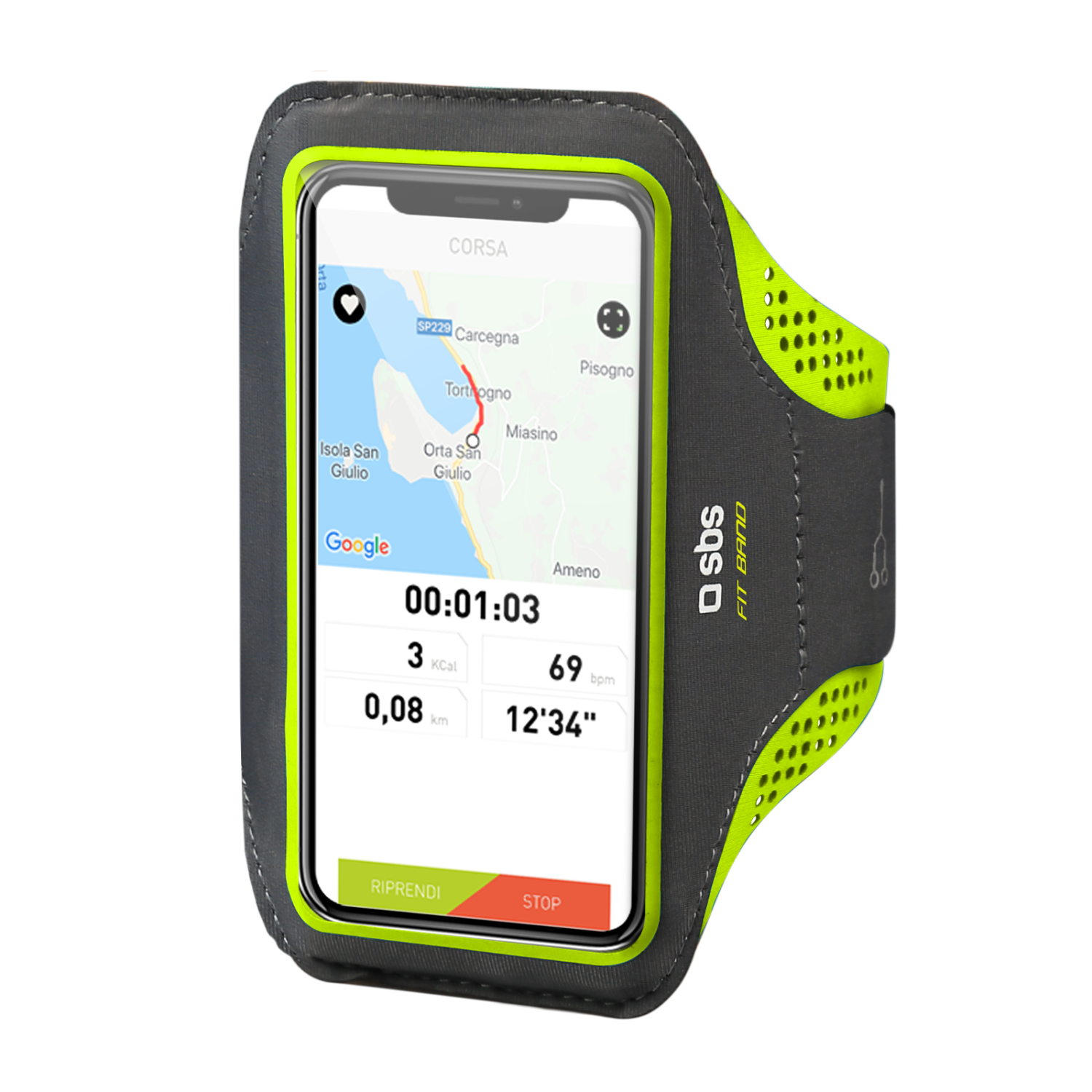 SBS MOBILE Ultra Light Sport Armband XXL Zwart afbeelding