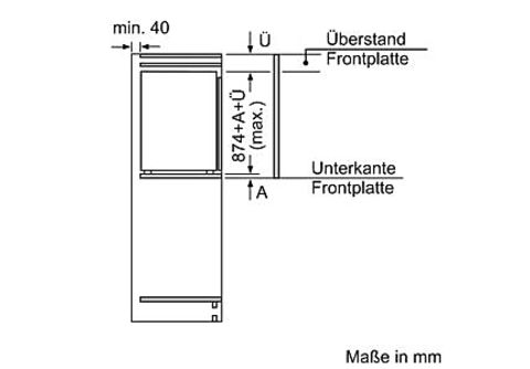 NEFF KI1212FE0 N 50 | (E, hoch, MediaMarkt $[ Nicht 874 hoch]$ mm zutreffend) Kühlschrank