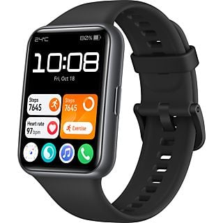 REACONDICIONADO B: Smartwatch - Huawei Watch Fit 2, Batería hasta 10 días, 130 - 210 mm, Polímero, Negro