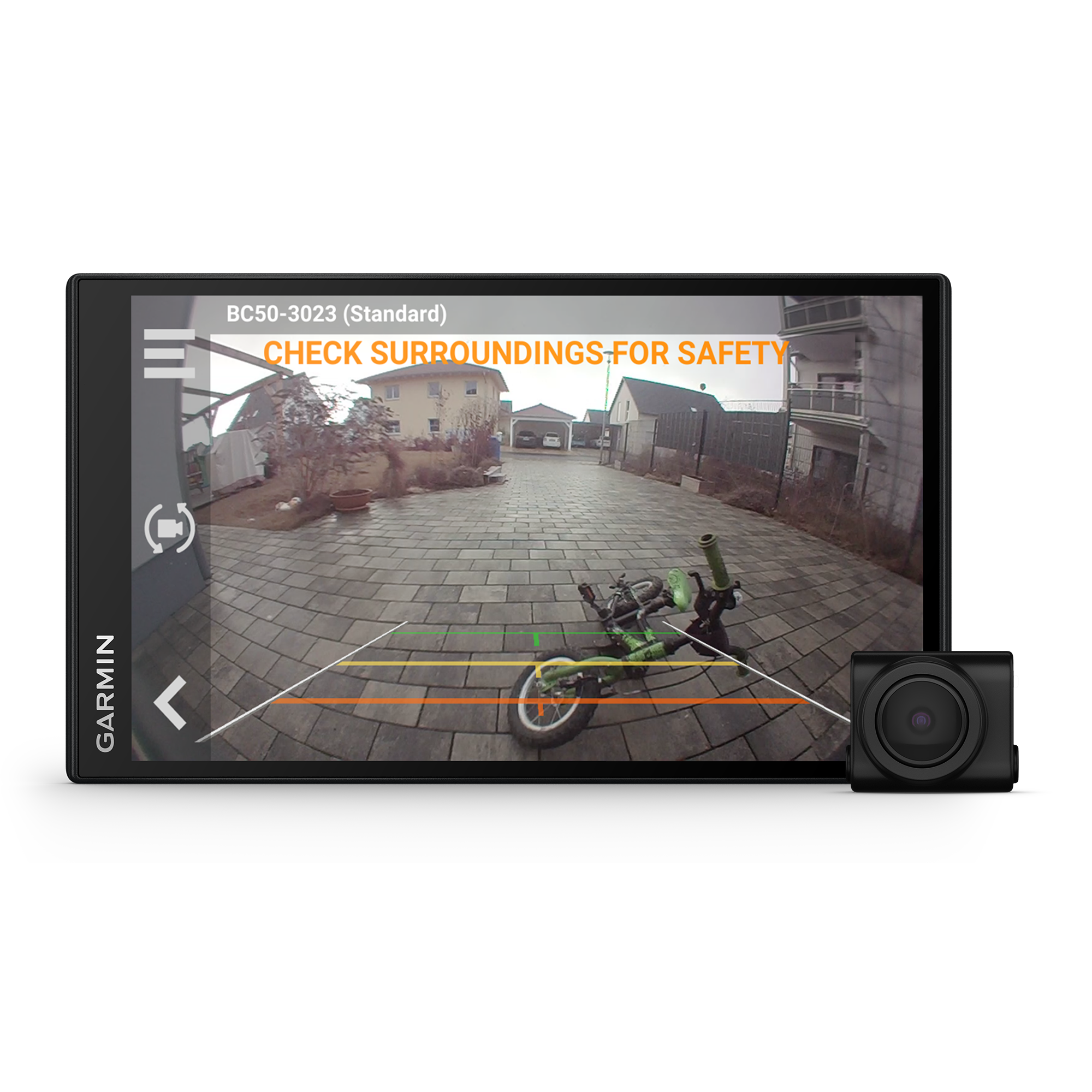 GARMIN Garmin BC50, Rückfahrkamera, passend für Campervan, dezl LGV610/710/810/1010, DriveSmart 66 Serie, DriveSmart 76 Serie, DriveSmart 86 Serie, Schwarz