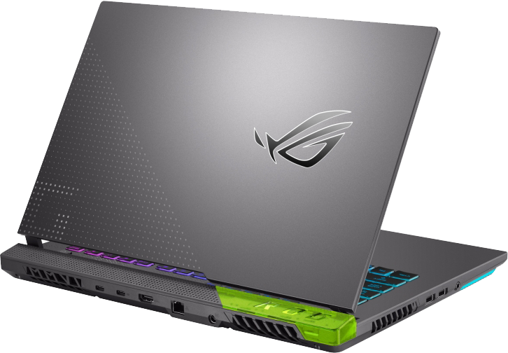 ASUS ROG Strix G15 G513RW-HF197 Zöld Gamer laptop (15,6" FHD/Ryzen7/16GB/1024 GB SSD/RTX3070Ti 8GB/DOS)