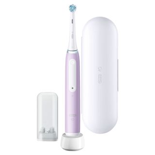 ORAL-B iO 4 mit Reiseetui Elektrische Zahnbürste Lavender, Reinigungstechnologie: Mikrovibrationen