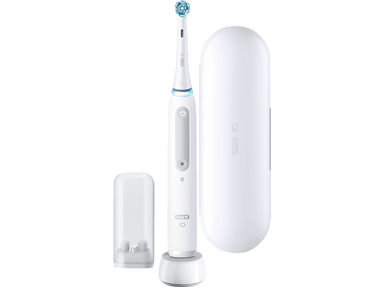 ORAL-B iO 4 mit Reiseetui Elektrische White Quite Zahnbürste