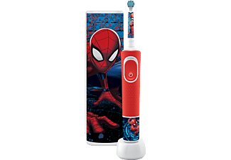 ORAL-B Kids Spiderman, elektrische Kinderzahnbürste Rot
