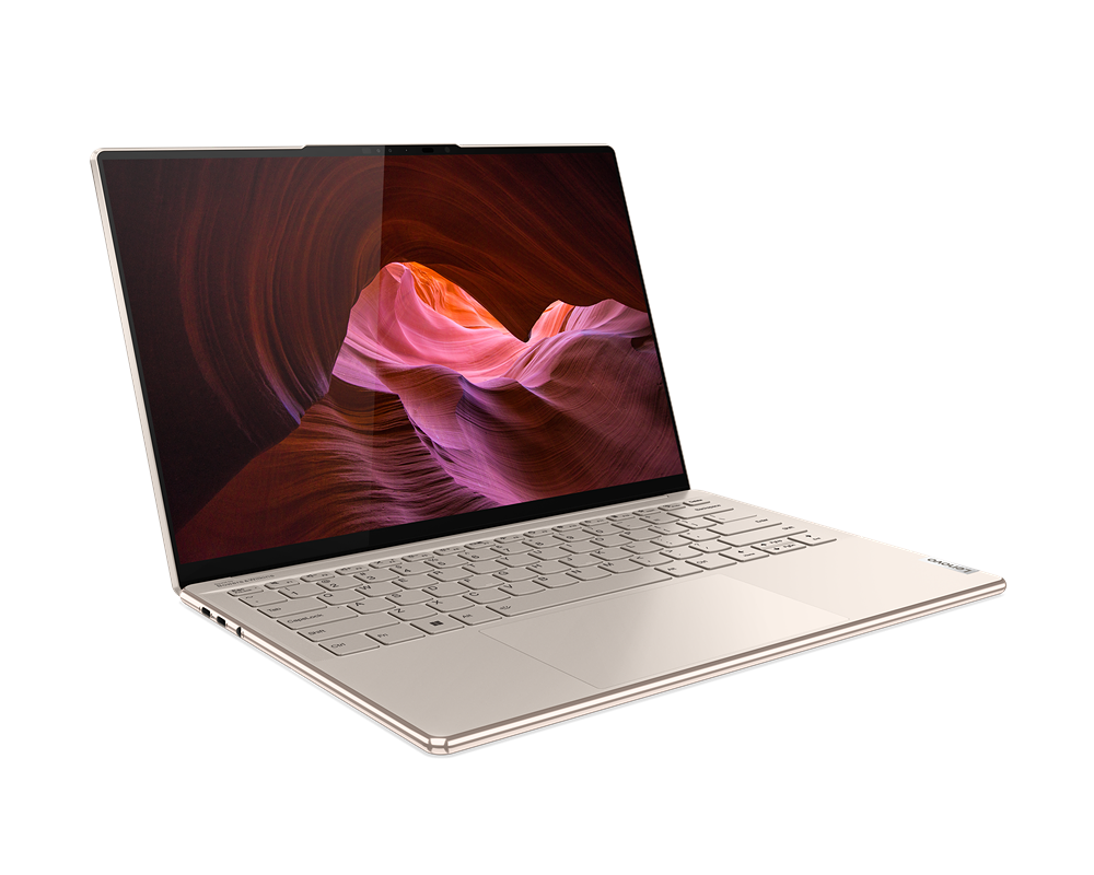 Portátil - Lenovo Yoga Slim 9 14IAP7, 14" WQHD+, Intel® Evo™ Core™ i7-1280P, 16GB RAM, 1TB SSD, Iris® Xe Graphics, Windows 11 Home, Oatmeal