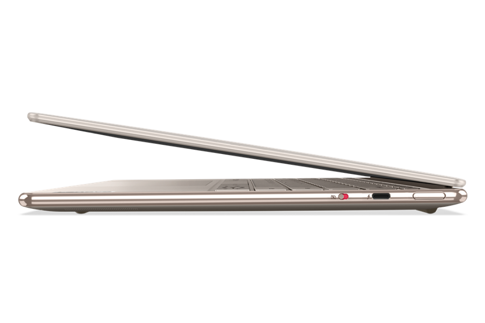 Portátil - Lenovo Yoga Slim 9 14IAP7, 14" WQHD+, Intel® Evo™ Core™ i7-1280P, 16GB RAM, 1TB SSD, Iris® Xe Graphics, Windows 11 Home, Oatmeal