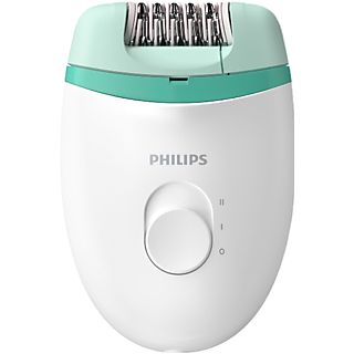 Depiladora  - Philips Satinelle Essential BRE224/00, Uso en seco, Cepillo de limpieza