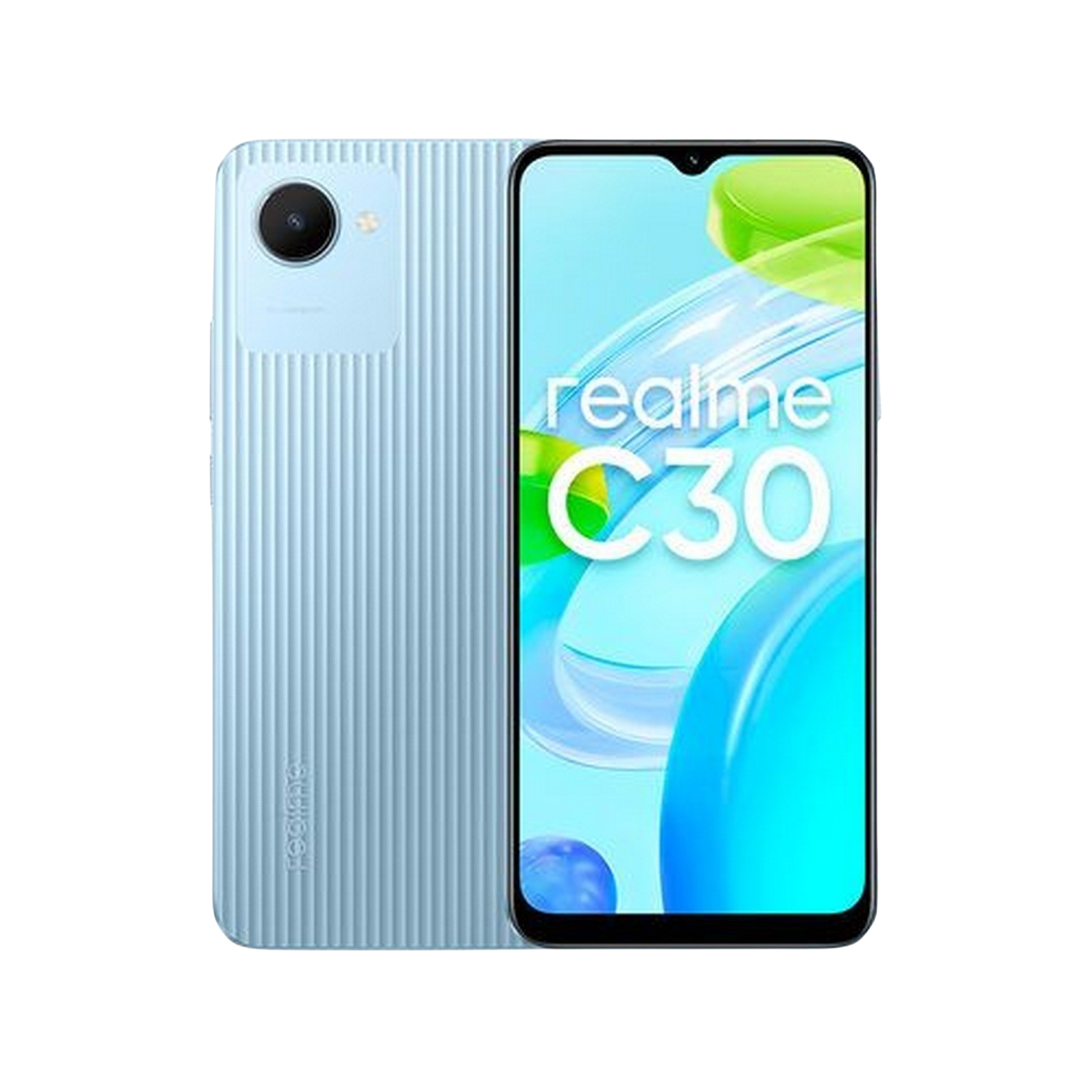 Móvil - realme C30 4G, Azul, 32 GB, 3 GB RAM, 6.5" HD+, Unisoc T612, 5000 mAh, Android