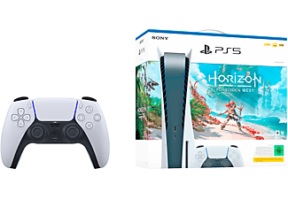 SONY PlayStation®5 + Horizon Forbidden West (Download Code) + DualSense™ Wireless-Controller Weiß