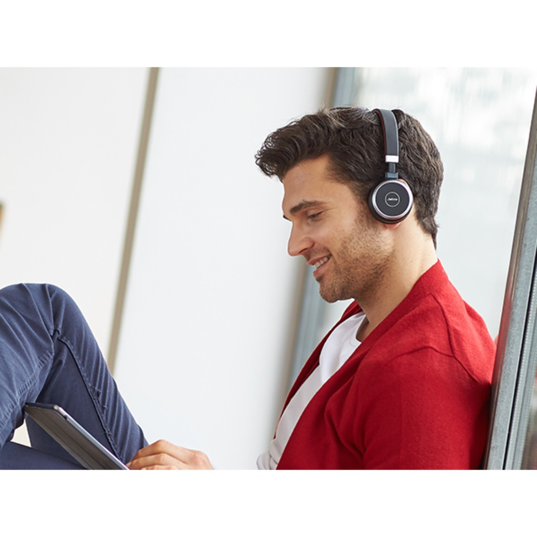 On-ear Schwarz Evolve 65 SE, Bluetooth JABRA Headset