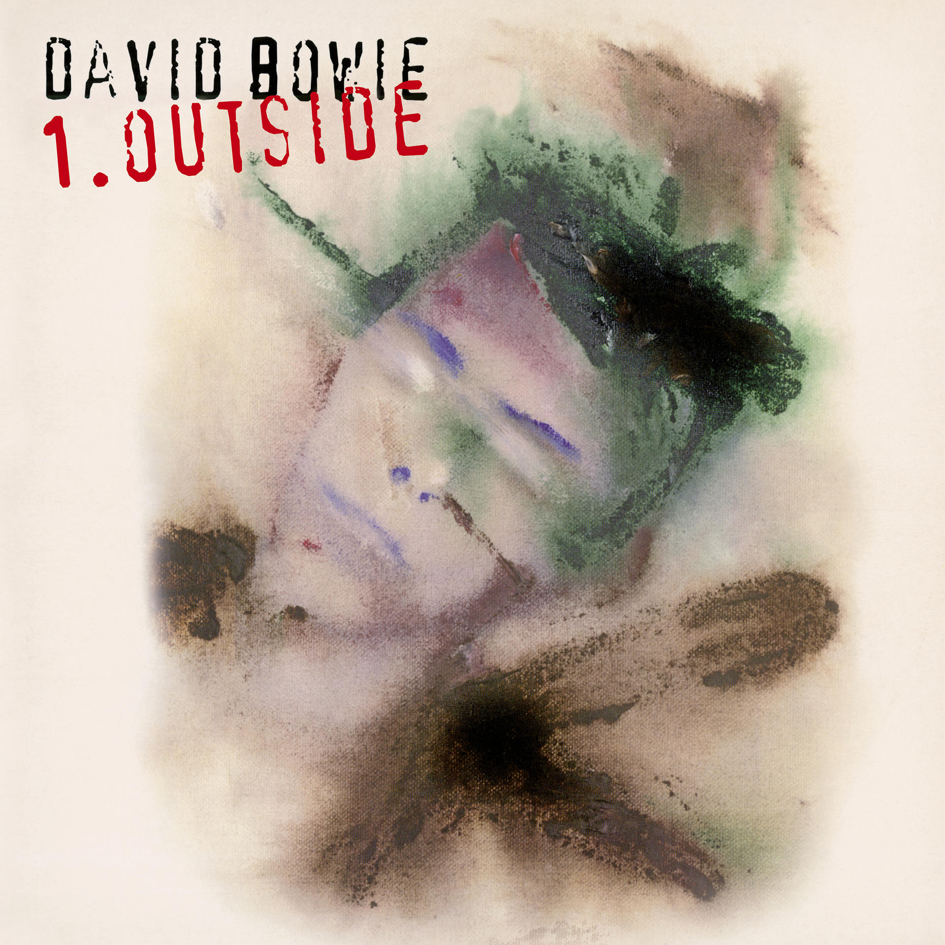 David Bowie 1.Outside című albumának borítója.