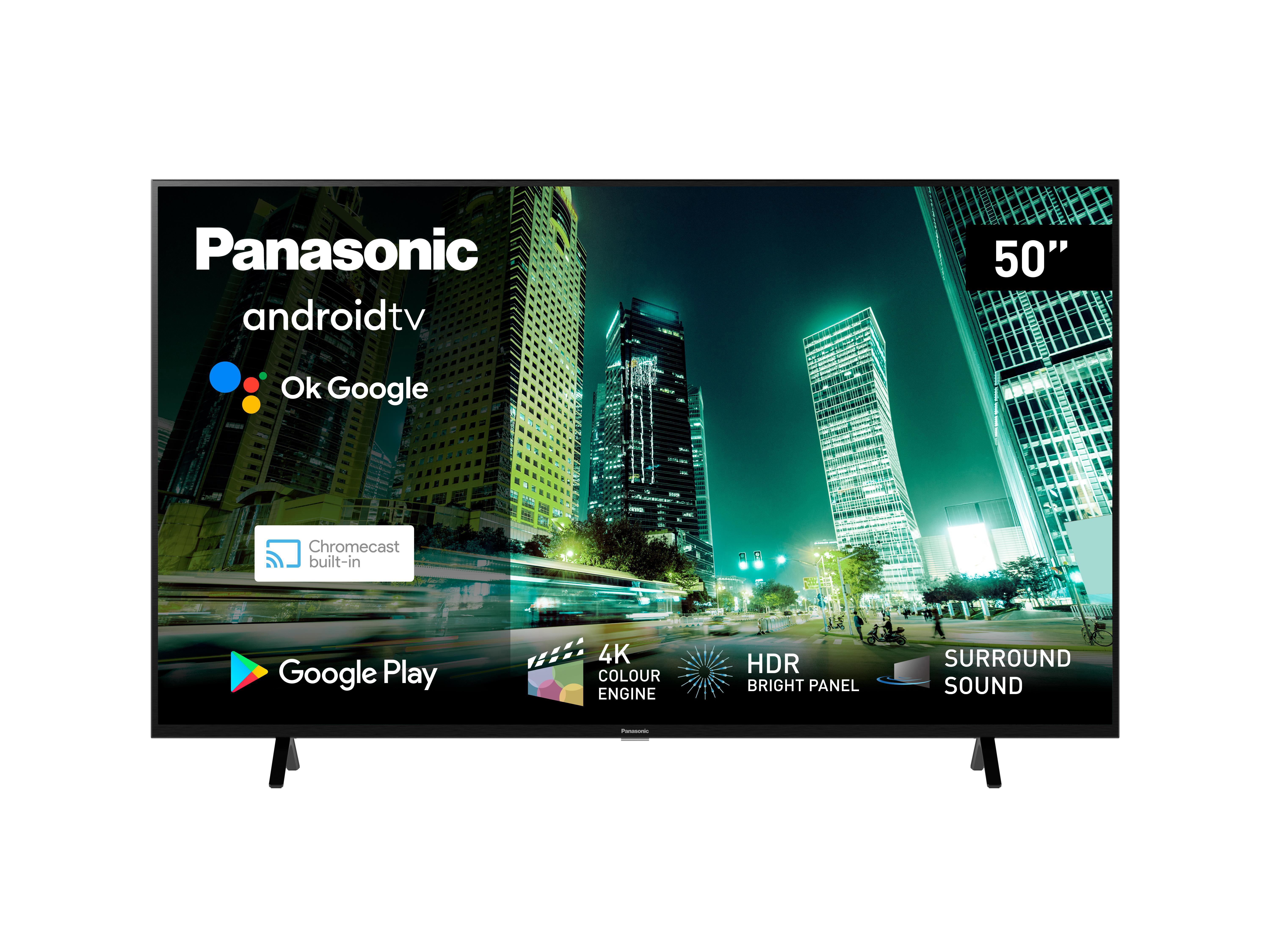 (Flat, PANASONIC Android) cm, 4K, TV, TX-50LXW704 / UHD 126 SMART LED TV Zoll 50