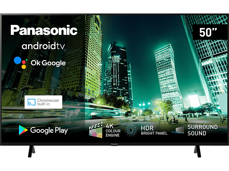 PANASONIC TX-50LXW704 LED TV Zoll 50 Android) 126 4K, / TV, (Flat, UHD cm, SMART