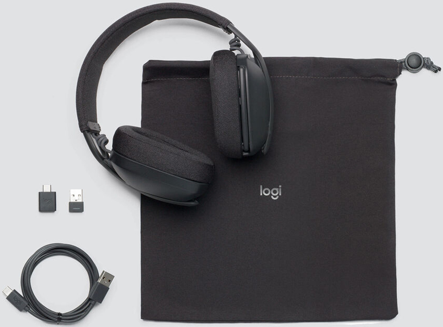 LOGITECH 981-001126 ZONE VIBE 125 GRAPHITE EMEA On-ear Draadloze hoofdtelefoon Grijs