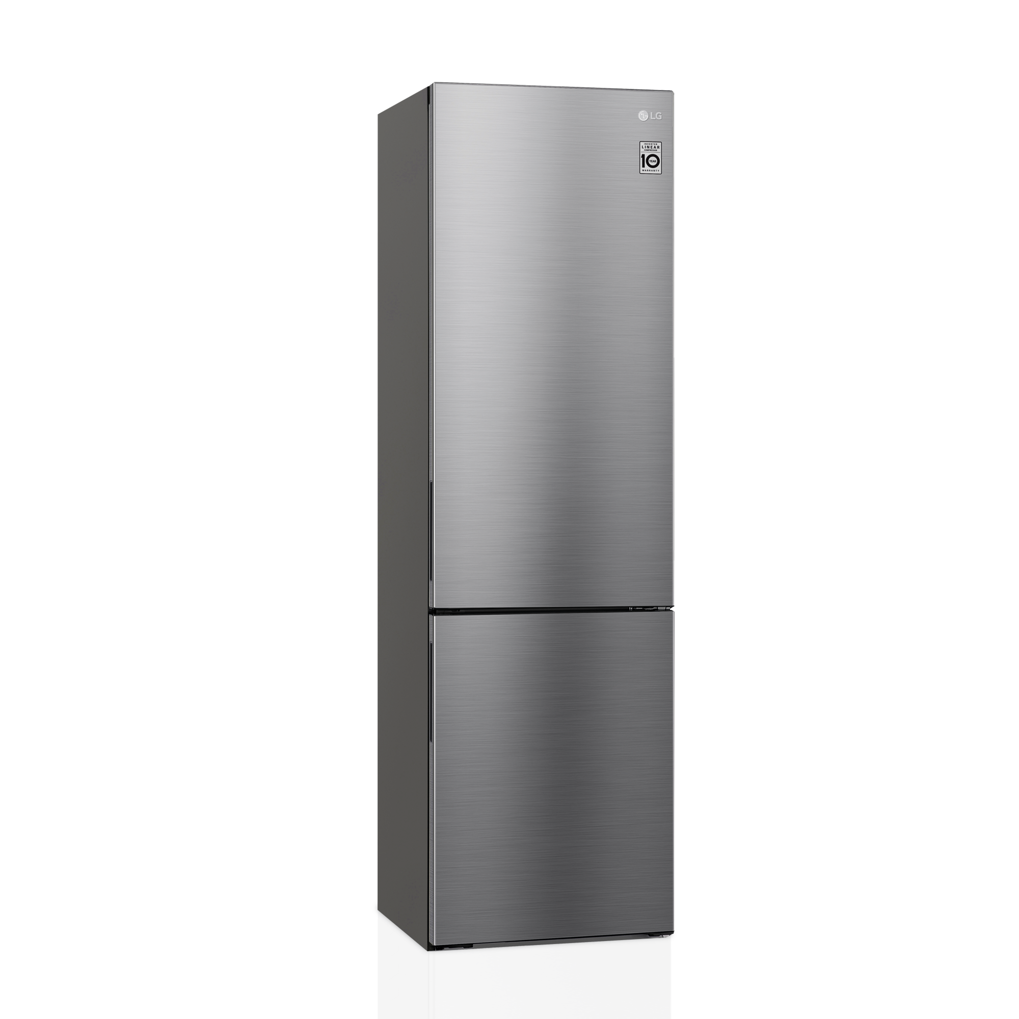 Frigorífico combi - LG GBP62PZNBC, 384 L, No Frost,203 cm, Acero inoxidable