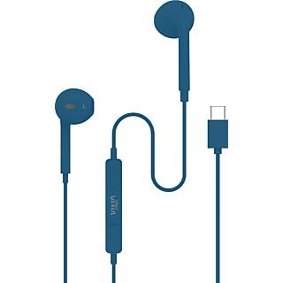 Auriculares de botón - Vieta Pro Homy, Auricular de botón, Con micrófono, Type C, Azul