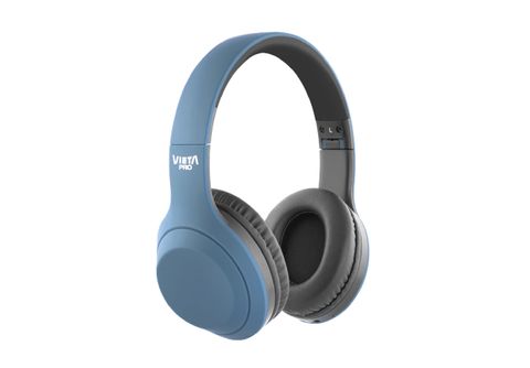 Auriculares inalámbricos - Vieta Pro Silence, Bluetooth 5.3, ANC, Autonomía  de hasta 20hs, Azul