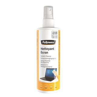 Spray limpiador - Fellowes 99718, Limpiador pantallas, 250 ml