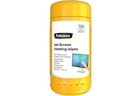 Limpiador de pantallas  Fellowes 9970330, Dispensador de 100