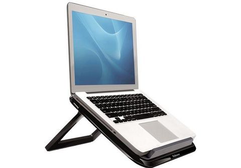Soporte para portátil - Duronic DML121 Soporte Ordenador Portátil / Tablet  / Macbook Plegable - Multiusos y Ajustable DURONIC, Negro