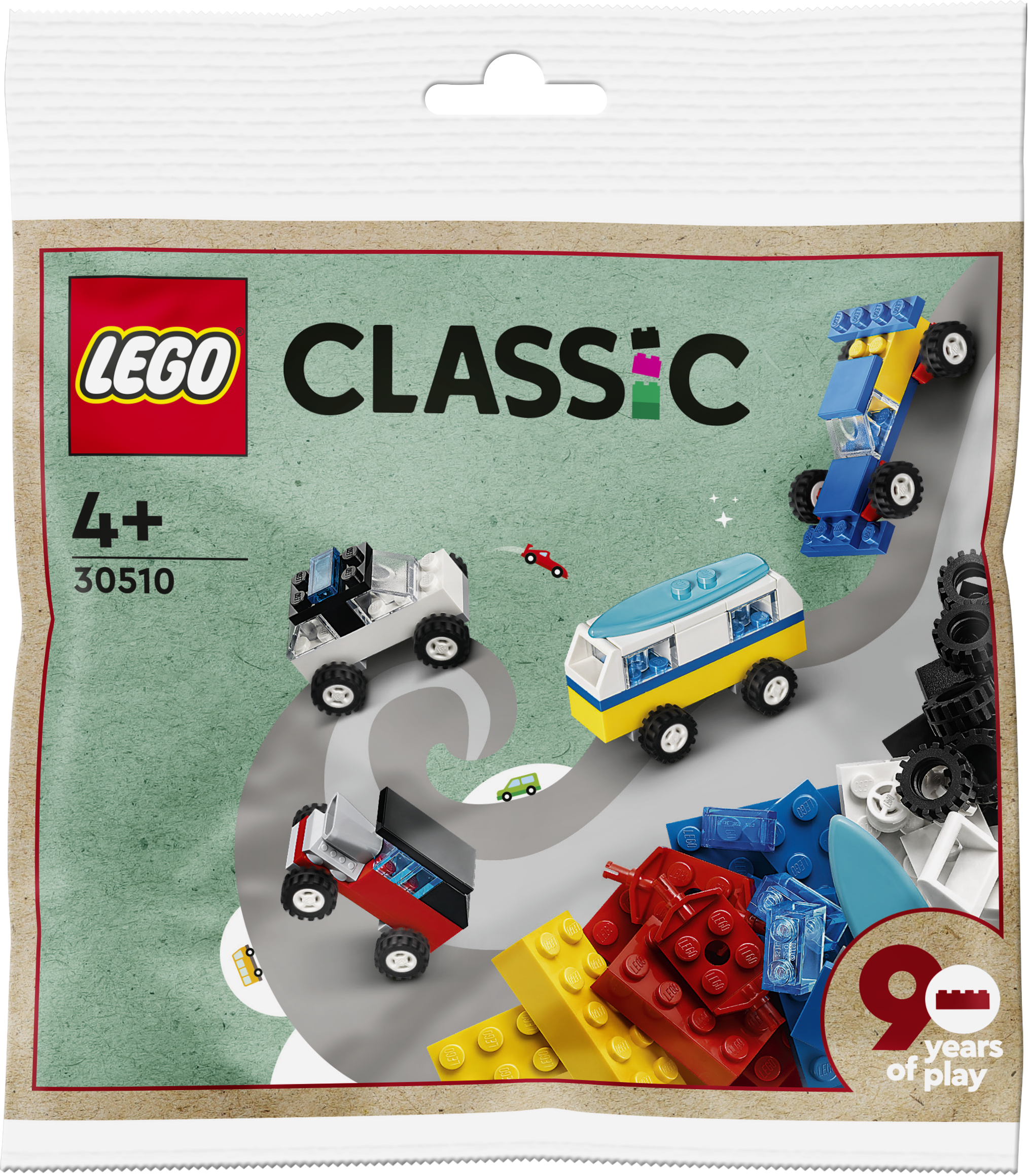 LEGO 30510 90 JAHRE Bausatz, AUTOS Mehrfarbig