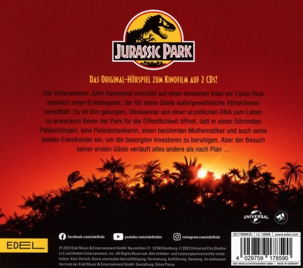 Jurassic Park - Das Hörspiel zum Kinofilm  - (CD)