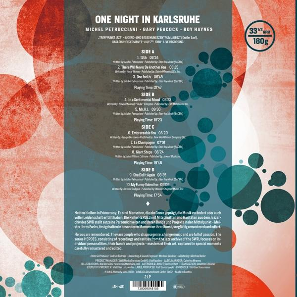 Michel Trio Petrucciani - One Night in Karlsruhe  - (Vinyl)