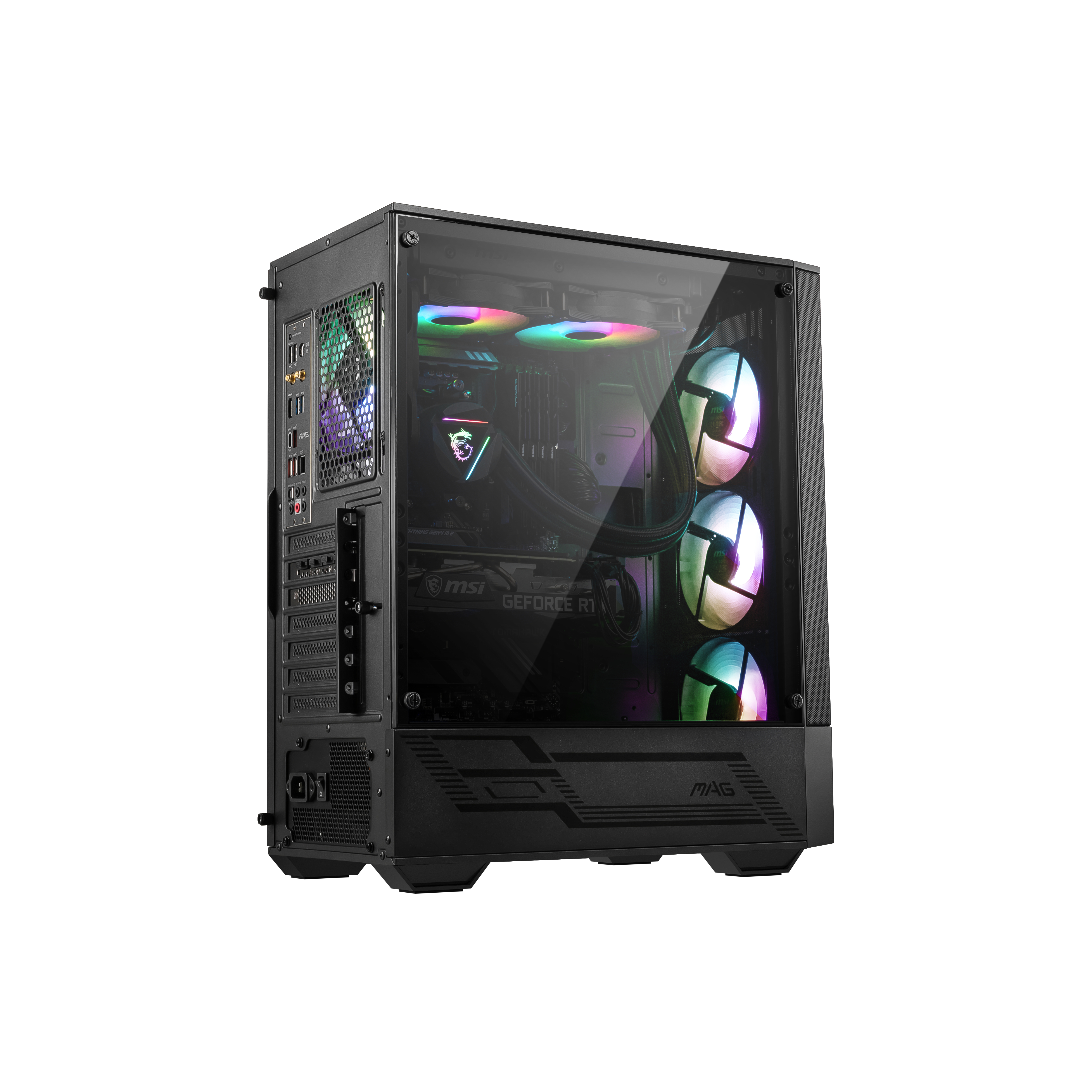 MSI 306-7G16X21-809 MAG FORGE 111R PC-Gehäuse, Black
