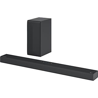 Barra de sonido - LG S60Q, Bluetooth, Subwoofer Inalámbrico, 300 W, Negro