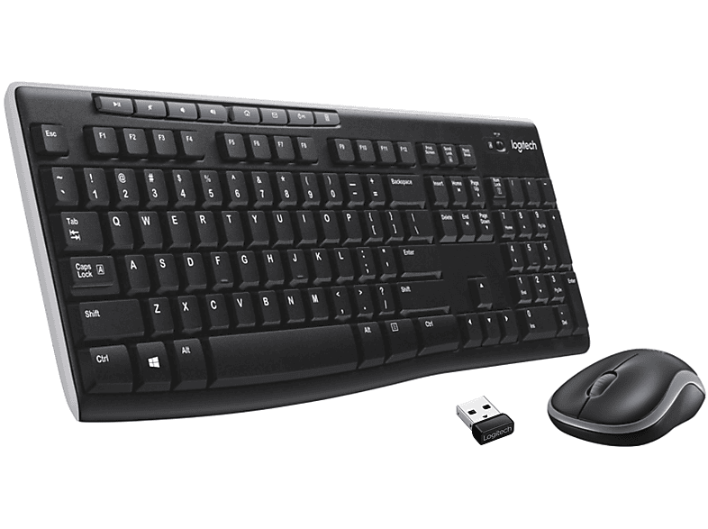 Kit Tastiera Mouse Wireless Logitech MK235 Nero Layout Italiano