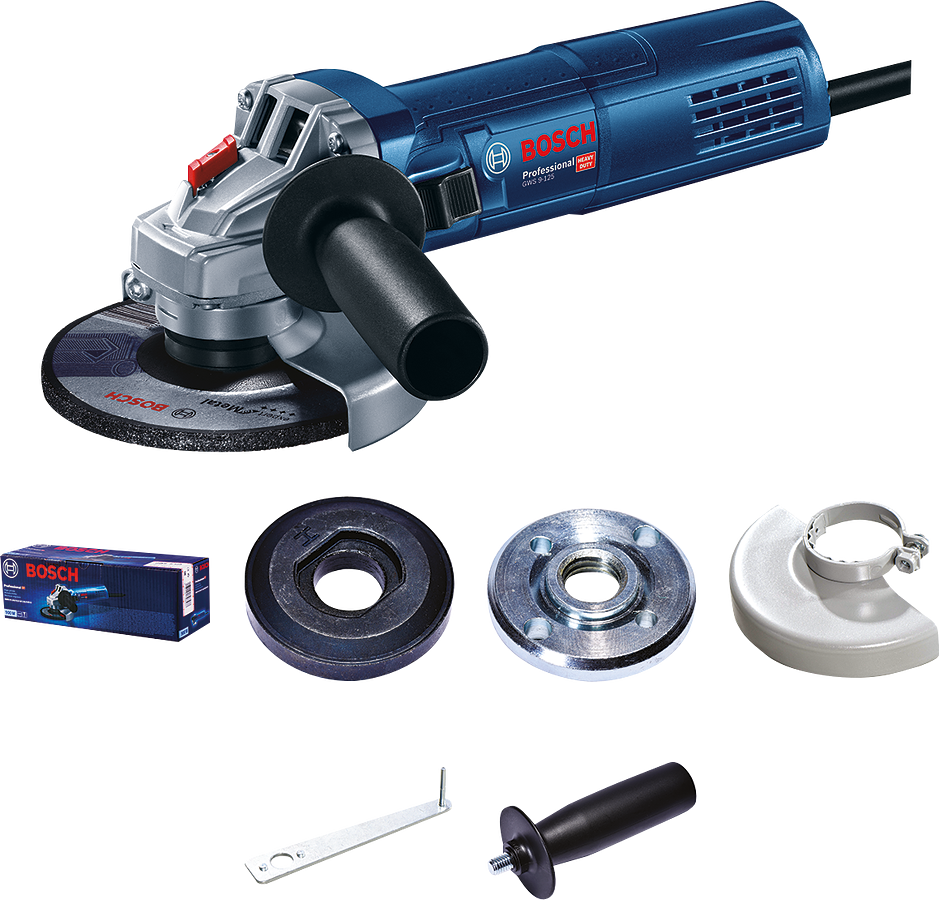 BOSCH PROFESSIONAL GWS 9-125 Elektromos sarokcsiszoló, 125mm, 900W (0601396007)