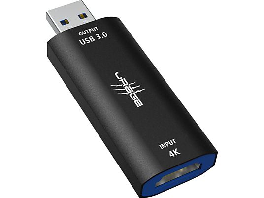 URAGE Stream-Link 4K - Adattatore da USB a HDMI (Nero)