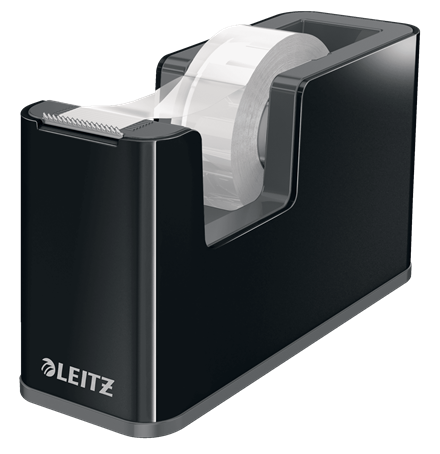 LEITZ Ragasztószalag-adagoló, kettős színhatású, fekete-szürke (53640095)