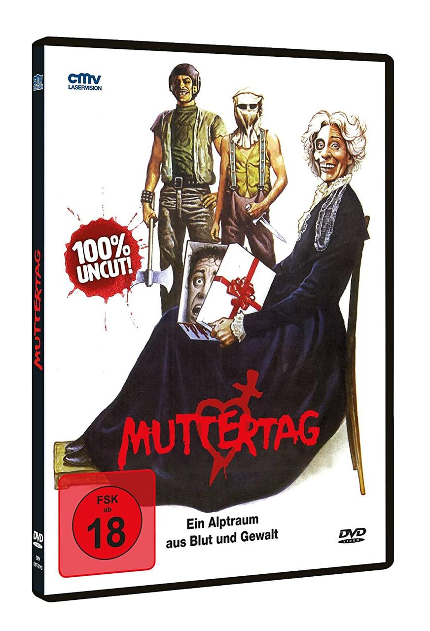 DVD-Hülle mit Filmplakat, das eine Frau und zwei Männer zeigt, Text auf Deutsch.