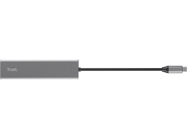 TRUST 24191 Fast USB-C Hub USB Çoğaltıcı Gri_3