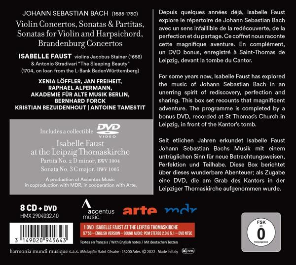 Akademie für Isabelle Tamestit (CD) - Musik Antoine Isabelle - Alte Plays Faust, Faust Berlin, Bach
