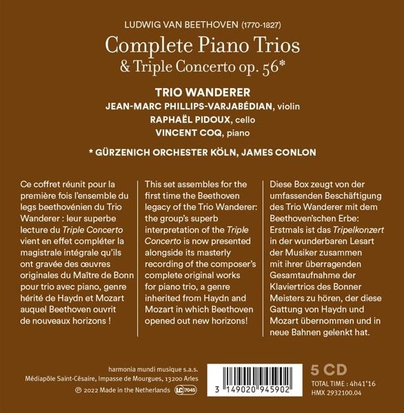 Gurzenich Orchester Koln James Conl - Complete Piano Trios And Triple Concerto  - (CD)