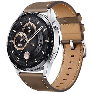 HUAWEI Smartwatch Watch GT 3 46 mm Stainless Steel Brown Leat (55028448)