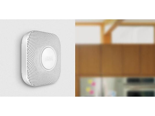 NEST Détecteur de fumée et CO Smart Nest Protect (2nd Gen.) à piles (S3000BWFD)