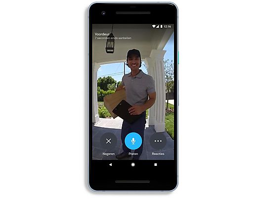 NEST LABS Bedrade Video-deurbel Smart Nest Hello Zwart (8VR1S5-SEU0)