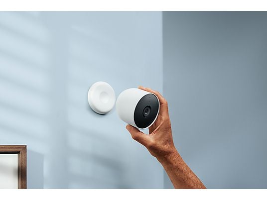 GOOGLE Smart Beveiligingscamera Indoor en Outdoor Nest Battery (GA01317-FR)
